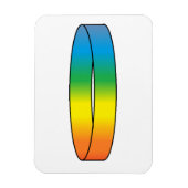 Magnet Flexible Anneau arc-en-ciel (Vertical)