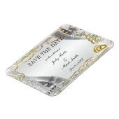 Magnet Flexible Anneaux Et Coeurs Mariages D'Or Économisez L'Aiman (Côté Gauche)