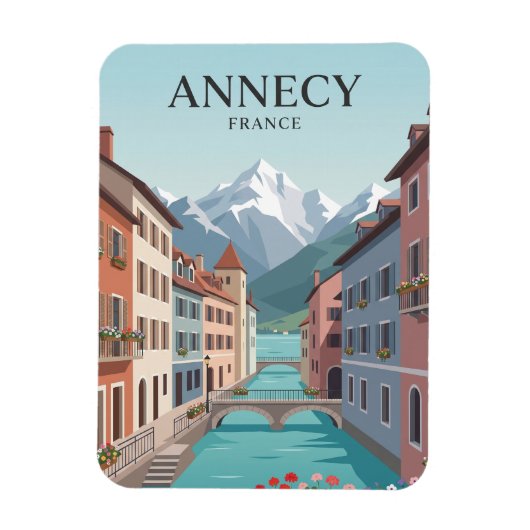 Magnet Flexible Annecy France (Vertical)