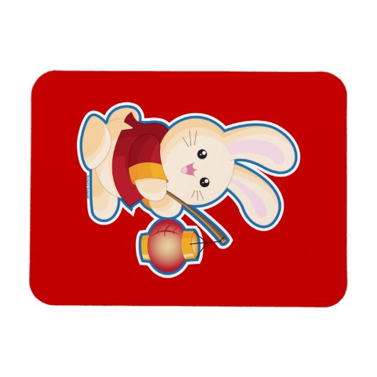Magnet Flexible Année du lapin (Horizontal)