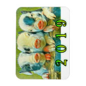 Magnet Flexible Année du porc 2019 (Vertical)