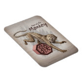 Magnet Flexible Année du singe Zodiaque chinois (Côté Droit)