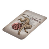 Magnet Flexible Année du singe Zodiaque chinois (Côté Gauche)