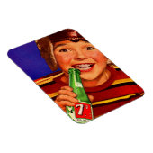 Magnet Flexible Années 1950 ‘77 soda ad (Côté Droit)