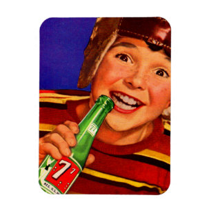 Magnet Flexible Années 1950 "77 soda ad