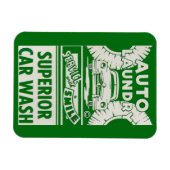 Magnet Flexible Années 1950 Auto Laundry (Horizontal)