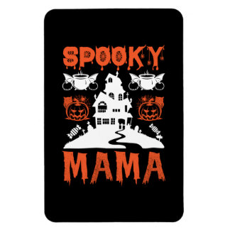 Magnet Flexible Anniversaire de Halloween Éffrayant Mama