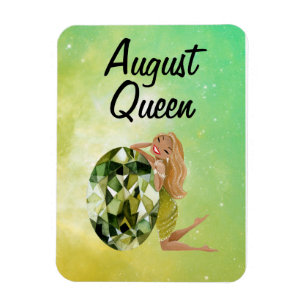 Magnet Flexible Anniversaire de la Reine d'août