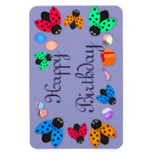 Magnet Flexible anniversaire de Ladybugs (Vertical)