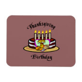 Magnet Flexible Anniversaire de Thanksgiving (Horizontal)