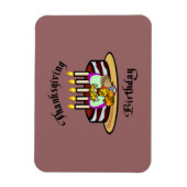 Magnet Flexible Anniversaire de Thanksgiving (Vertical)