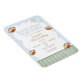 Magnet Flexible Anniversaire du football en bas, fête de Tailgate (Côté Droit)