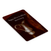 Magnet Flexible Anniversaire Mariage d'argent 25 ans félicitations (Côté Droit)