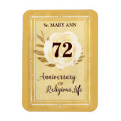Magnet Flexible Anniversaire personnalisable de la religieuse Nun  (Vertical)