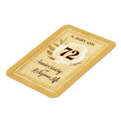 Magnet Flexible Anniversaire personnalisable de la religieuse Nun  (Côté Gauche)