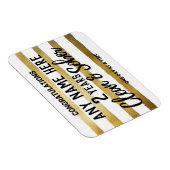 Magnet Flexible Anniversaire personnalisé de sobriété propre et so (Côté Droit)