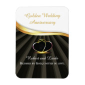 Magnet Flexible Anniversaire religieux du 50e Mariage d'or (Vertical)