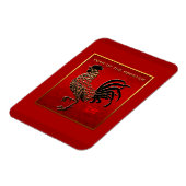 Magnet Flexible Anniversaire zodiaque de l'année du coq chinois PM (Côté Gauche)