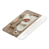 Magnet Flexible Annonce de bébé d'hiver (Côté Gauche)