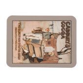 Magnet Flexible Annonce de cacao de Cadbury vintage (Horizontal)