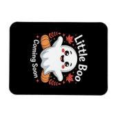 Magnet Flexible Annonce de grossesse Halloween mignonne (Horizontal)