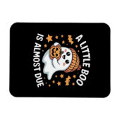 Magnet Flexible Annonce de grossesse Halloween mignonne (Horizontal)