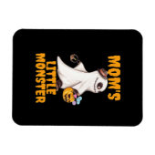 Magnet Flexible Annonce de grossesse Halloween mignonne (Horizontal)