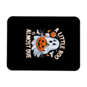 Magnet Flexible Annonce de grossesse Halloween mignonne (Horizontal)