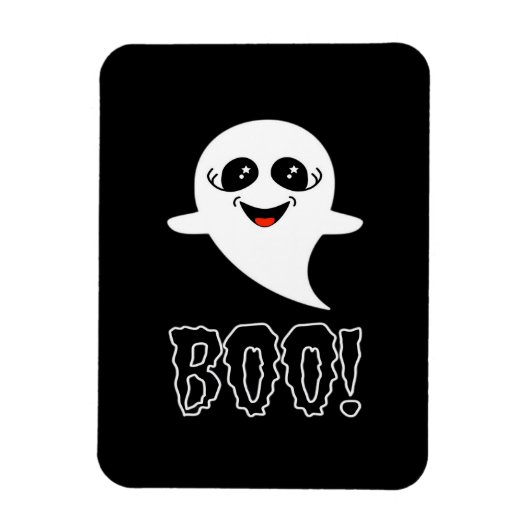 Magnet Flexible Annonce de grossesse Halloween mignonne (Vertical)