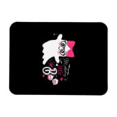 Magnet Flexible Annonce de grossesse Halloween mignonne (Horizontal)