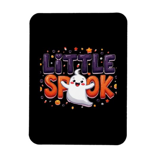 Magnet Flexible Annonce de grossesse Halloween mignonne (Vertical)