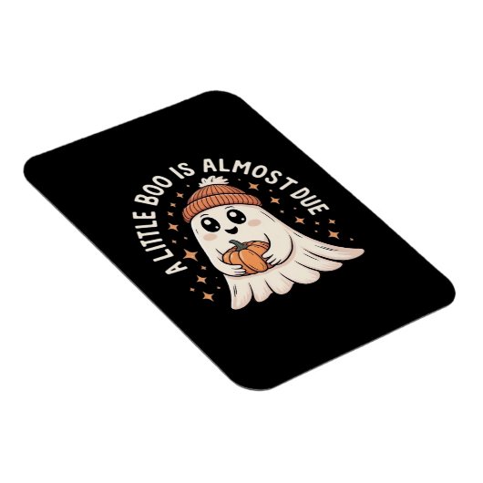 Magnet Flexible Annonce de grossesse Halloween mignonne (Côté Droit)