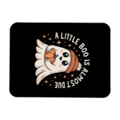 Magnet Flexible Annonce de grossesse Halloween mignonne (Horizontal)