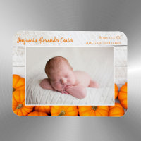 Annonce de naissance de nouveau-né pour Cute Fall 