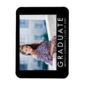 Magnet Flexible Annonce de photo de remise de diplômes à la mode (Vertical)