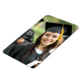 Magnet Flexible Annonce de remise de diplôme Nom personnalisable É (Côté Gauche)