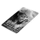 Magnet Flexible Annonce de remise de diplômes Modern Photo 2025 (Côté Gauche)