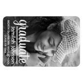 Magnet Flexible Annonce de remise de diplômes Modern Photo 2025 (Horizontal)