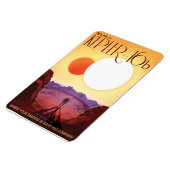 Magnet Flexible Annonce de voyage Sci-Fi, Planet Kepler-16b (Côté Gauche)