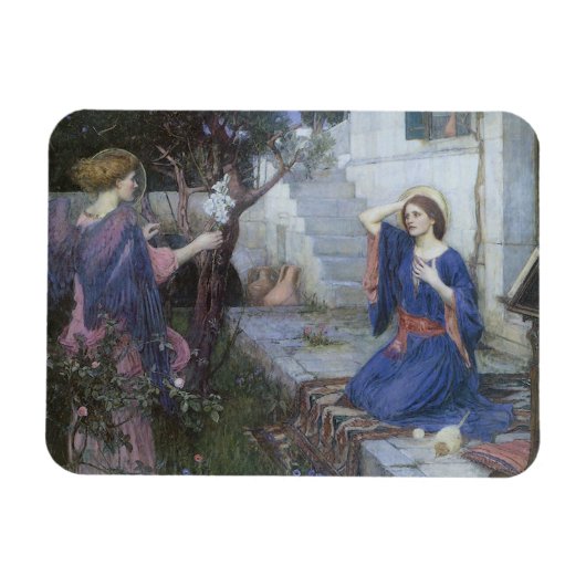 Magnet Flexible Annonciation de John William Waterhouse (Horizontal)