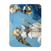 Magnet Flexible Annonciation Madonna Renaissance Della Robbia Blue (Vertical)