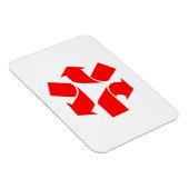 Magnet Flexible Annuler le recyclage du symbole (Côté Droit)