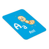 Magnet Flexible Ant personnaliser ABC : Lettre A - Ajouter votre n (Côté Droit)
