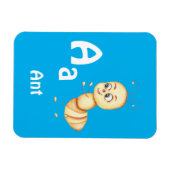 Magnet Flexible Ant personnaliser ABC : Lettre A - Ajouter votre n (Horizontal)