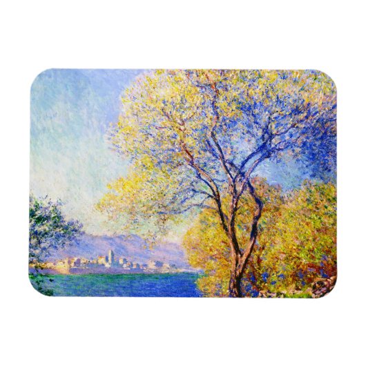 Magnet Flexible Antibes vue depuis le Salis Gardens Claude Monet (Horizontal)