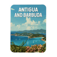 Antigua-et-Barbuda Illustration Voyage Art Retro