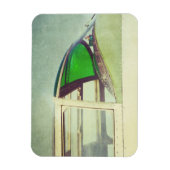 Magnet Flexible Antique Airplane Cockpit Green (Vertical)