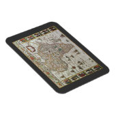 Magnet Flexible Antique carte du Vieux Monde de l'Afrique, c. 1635 (Côté Droit)