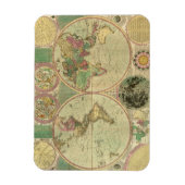 Magnet Flexible Antique World Map by Carington Bowles, environ 178 (Vertical)