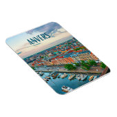 Magnet Flexible Anvers Belgique Photo Vintage (Côté Droit)